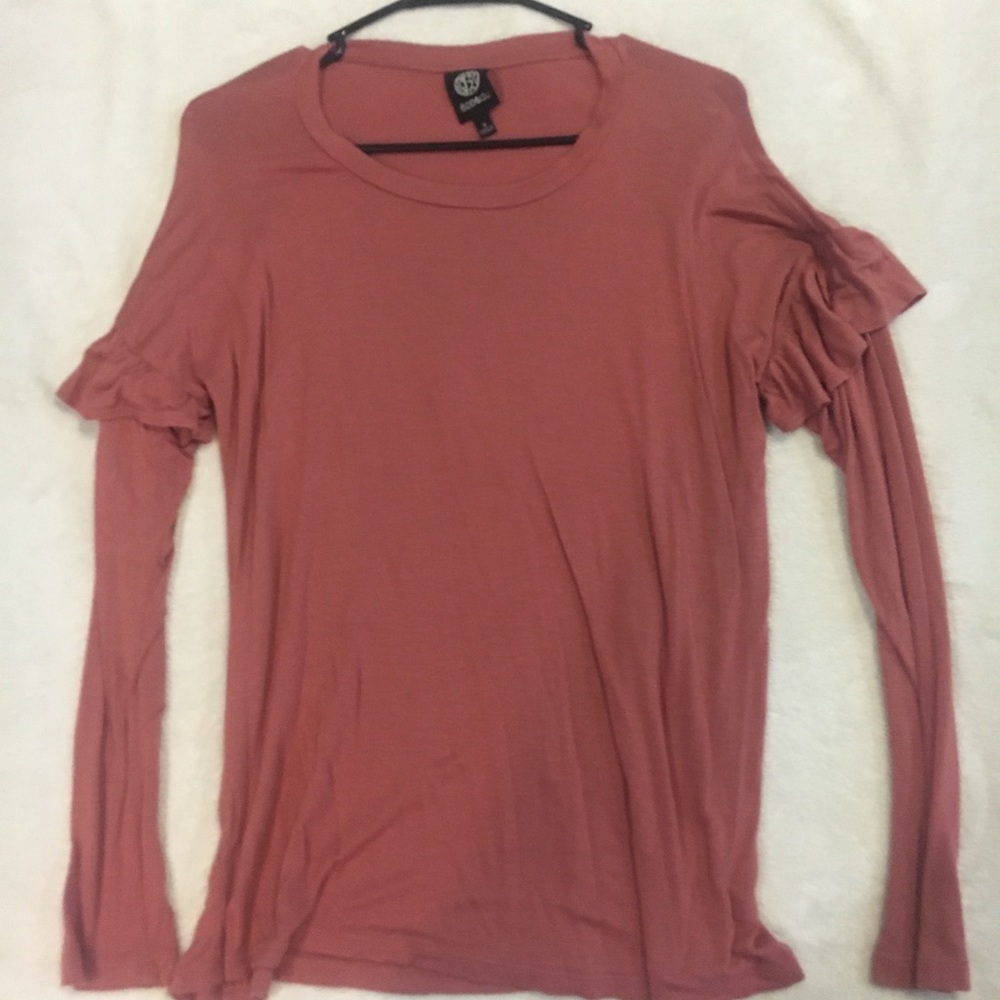 Ruffle sleeve top